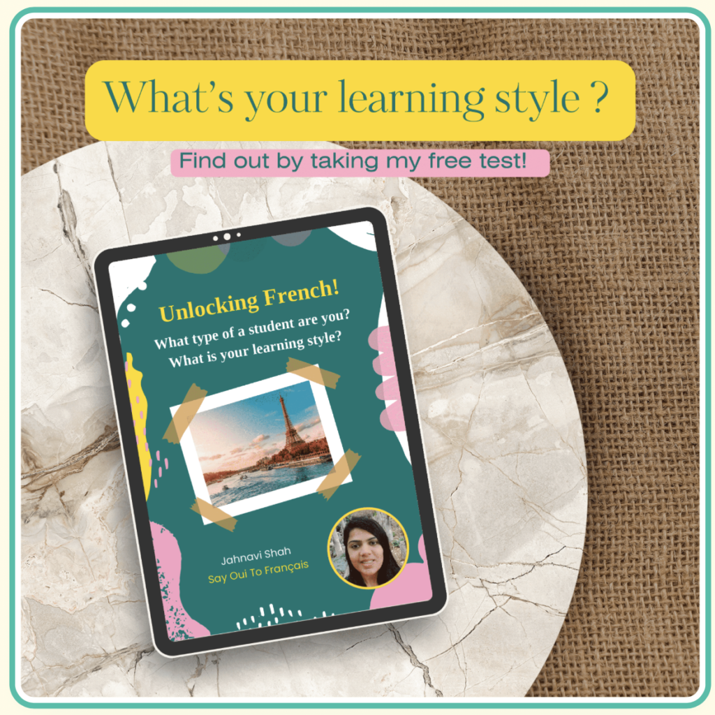 Find out your learning style in French